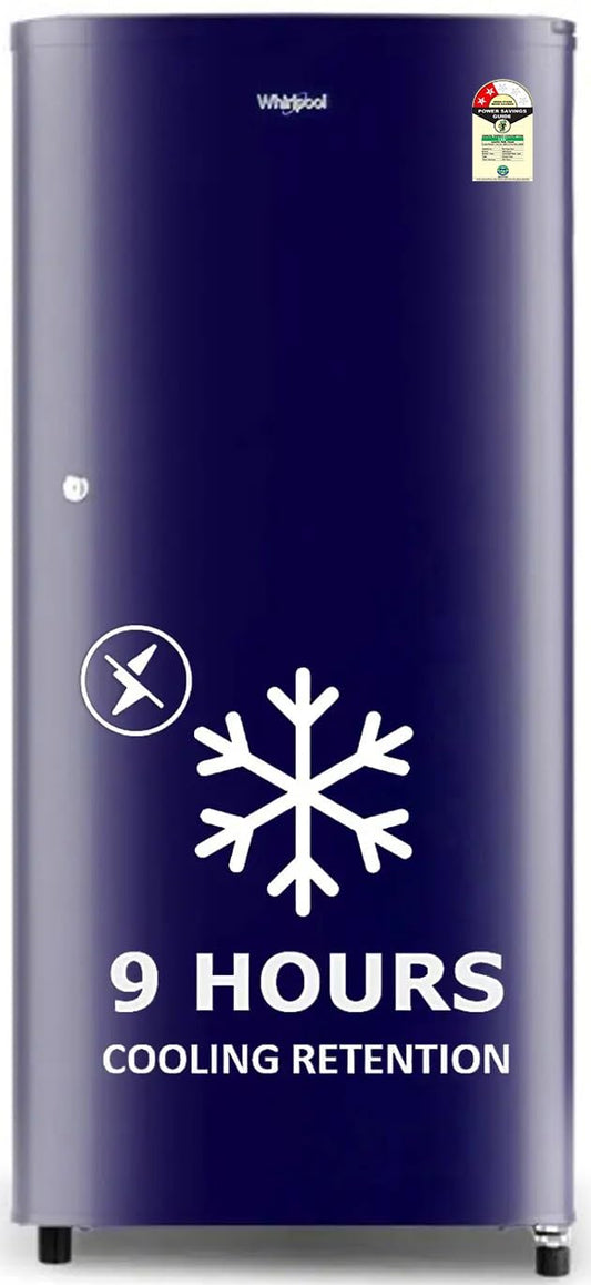 Whirlpool 184 L 2 Star Direct-Cool Single Door Refrigerator (205 WDE CLS 2S SAPPHIRE BLUE-Z, Blue,2023 Model)