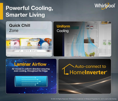 Whirlpool 184 L 2 Star Direct-Cool Single Door Refrigerator (205 WDE CLS 2S SAPPHIRE BLUE-Z, Blue,2023 Model)